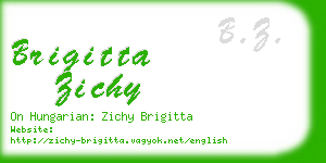 brigitta zichy business card